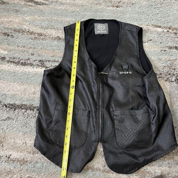 Ororo Heated Vest Womens Size Large Black Full Zip Sleeveless With Battery - Picture 7 of 8